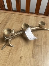 Next Gold Antler tea light