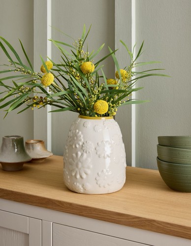 Next cream daisy embossed - next,
